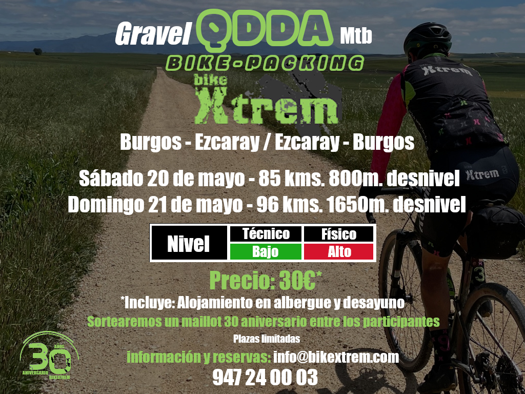 Unidad Viaje declaración Quedada Bikepacking Burgos-Ezcaray - BikeXtrem
