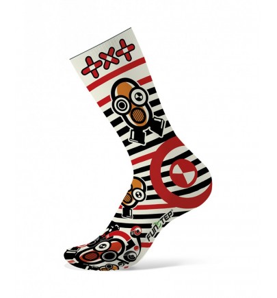 Calcetines FunStep Cycling Rojo/Negro